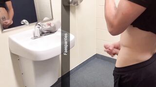 We got caught fuckin in the public restroom OF@faeandwolf