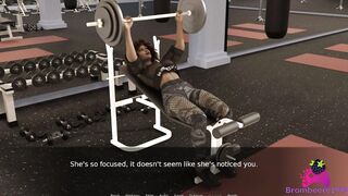 Slave U E12 - Riley Facesits me while I workout in the Gym