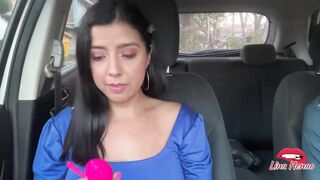 My boyfriend takes me to a sex shop and buys me a vibrator so that I masturbate in public ????