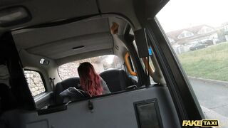Fake Taxi Cindy Shine pays for cleaning bill with her pussy