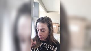 POV blowjob New girl at work gets her perfect tits covered in cum by the boss! - Say10zwhores