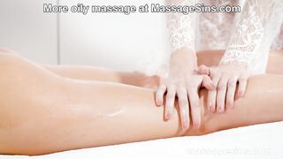 Jenny Doll and Alexis Crystal Oily Climax for MassageSins