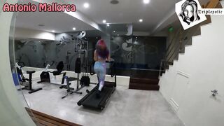 Big White Ass Fitness Freak Argentinian Gets Fucked In The Gym - Meriandheavy