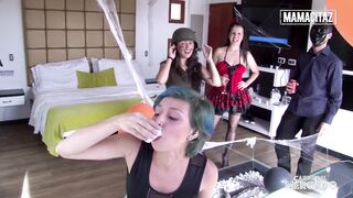 Hot Sluts Fucked By Crazy Clown On Halloween Orgy Party - CARNE DEL MERCADO