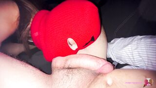 KinkySkimask POV | She really want to suck the dick in the car after sushi (ITA DIALOG - ENG SUBBED)