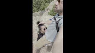 Sucking and Fucking Camping in Colorado with my teenage Colombian Girlfriend