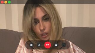 Young Blonde Whore in Video Chat