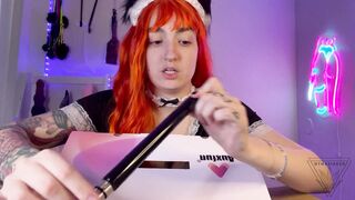 Neko Maid Started Her Period! - AuxFun Fuck Machine Review