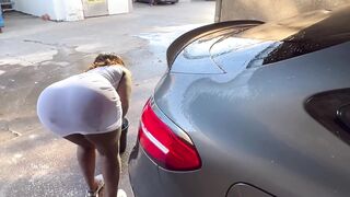 Getting Completely Naked At My Local Car Wash - Tila Totti