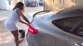 Getting Completely Naked At My Local Car Wash - Tila Totti