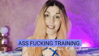 Ass fucking instructions.anal slut training