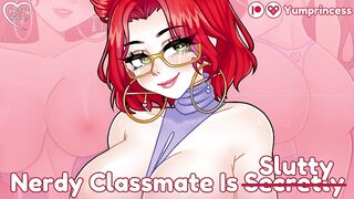 Nerdy Girl from Class is Secretly a Nympho! AUDIO HENTAI | Erotic Roleplay | POV Audio Anime