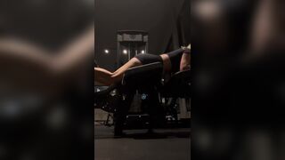 Hot girl girl training legs (ass)