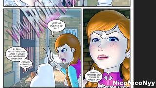 The protagonist of frozen is a tremendous bitch - Frozen Parody 3 Comic Porno