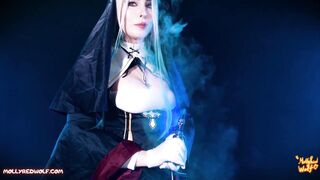Adventurer did not complete the Nun Quest 999 Level - Femdom, Rimming, Pegging - MollyRedWolf