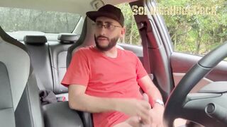 They discover me masturbating in my car
