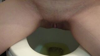 Peeing in Toilet