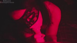 Burning passion: Sucking Cock in Red Light