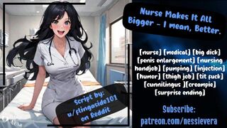 Nurse Makes It All Bigger - I mean, Better | Audio Roleplay