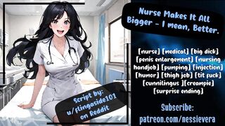 Nurse Makes It All Bigger - I mean, Better | Audio Roleplay