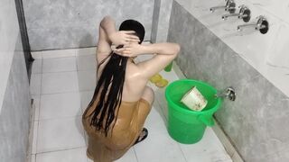 Married Desi Wife Fucked By Surprise By Her Husband While In Bathroom