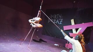 private Shibari Sesion - Bondage suspension bdsm - branding and ropes