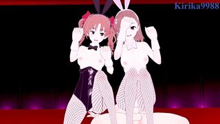Mikoto Misaka and Kuroko Shirai and I have intense 3P sex - A Certain Scientific Railgun Hentai