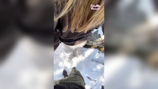 Sister in law takes me to the forest to get fucked in public