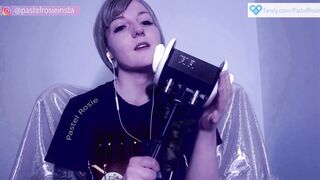 SFW ASMR Dark Mode Rainy Day - PASTEL ROSIE Mouth Sounds and Breathing - Tattooed Fansly Amateur