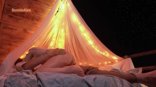 Romantic Sex Outdoors - Long Foreplay And Simultaneous Orgasm