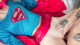 Fucked super girl and super cumshot on her chest - pinkloving